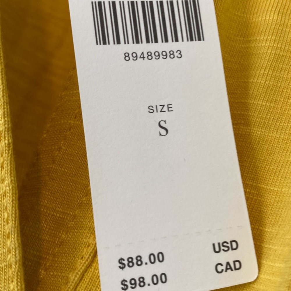 Anthropologie Yellow Cutout Mini Dress - Picture 3 of 4